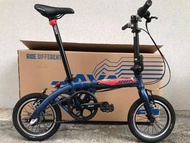JAVA X3 單速/ 內3速 14吋 鋁合金折叠車 送前後蛙燈叮叮