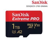 SANDISK Extreme PRO microSDXC UHS-I 含轉卡 記憶卡 1TB SDSQXCD-1T00-GN6MA /紐頓e世界