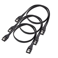 Cable data sata 3.0 NB 40cm clip pin lock 6Gbps black for hdd ssd - Cable sata3 III clip
