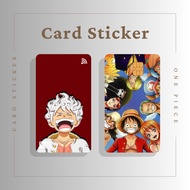 ONE PIECE CARD STICKER - TNG CARD / NFC CARD / ATM CARD / ACCESS CARD / TOUCH N GO CARD / WATSON CARD