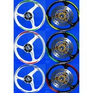 Sticker Sport Rim Yamha Honda Untuk Rim 17"dan Rim18"