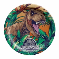 Amscan Jurassic World Into the Wild Round Party Plates (Pack of 8) - 9" - Premium Multicolor Paper -