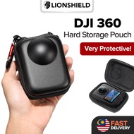 (MY) LionShield  DJI 360 Camera Hard Shell Pouch Case with Microfiber Lining & Carabiner – Shockproo