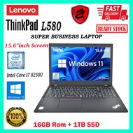 LENOVO ThinkPad L580/T460s/T470s/T480s/X1 Carbon~Intel Core I7/I5~16GB Ram~ SSD 1000GB