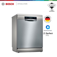 Bosch Series 8 Freestanding Dishwasher Stainless Steel, HomeConnect, 60cm, Zeolite® Technology - SMS8YCI01E