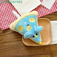 SOMEDAYMX 6pcs Friendship Pizza Pendant, Cute Keychain Combination Pizza Mouse Keychain, Mushroom Ca