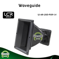 Waveguide LCR Group 12-AR-260-PUR-1.4 คอ 1.4 นิ้ว แบบแป้น วัสดุ Polyurethane ปากฮอร์น ปากแหลม ปากเสี