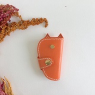 畢業禮物Vespa貓咪造型鑰匙包＿皮革手工縫製 Handmade Key holder