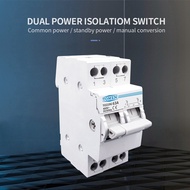 63A Dual Power Manual Transfer Isolating Switch Interlock Circuit Breaker