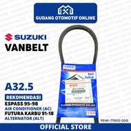Fanbelt Fanbelt ALT AC Suzuki Espass 1995 Futura Carburetor 1991 A32.5 Original ORI 95141-77500-000