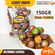 Kue Brownies Kering Mini 150GR Renyah Manis Enak / Bronis Brownis Kering Crispy Kiloan Amanda Pangga