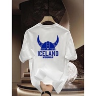 Iceland Vodka T-Shirt Iceland Vodka Distro Shirt/ Men's T-Shirt/ and 24s Combed CottonWanita