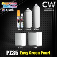 2K Paint AIKKA PZ35 Envy Green Pearl  SUPREME PEARLIZED Color Car Motor Paint DIY Aerosol Spray Cat 