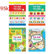 Set of 4 Maze Games and Search Games to help train your baby's intelligence
