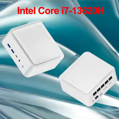 Z7 Intel Core i7-13620H Mini PC Windows 11 Pro DDR5 4800Mhz Pcie3.0 SSD Wifi6 BT5.2 2.5G Lan Desktop