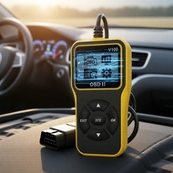 OBD2 Professional Car Scanner, Engine Diagnostic Code Reader Pengimbas Kereta OBD2 Profesional Pemba
