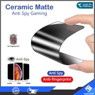 Anti Gores Gaming Ceramic Matte Anti Spy Realme C11 2021 C12 C15 C17 C20