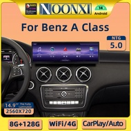 Carplay Android Auto For Mercedes Benz A Class W176 GLA X156 CLA C117 NTG 5.0 Android Player DSP 360