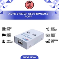 Auto Switch Usb Printer 2 Port Sharing Switcher USB 2.0 Printer Kable Manual Otomatis [Purplefish]