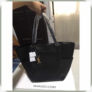 Mango&u!Textured|aB_Tote~Lq?Bag