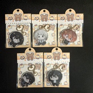 Anime BSD Dazai Osamu Chuuay Keychain Bungou Stray Dogs Soukoku Inspiration Pendant Backpack Keyring