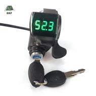 [EKP] 12V/24V/36V/48V/60V/72V Throttle Ebike With Battery Power Display Thumb Grips Good