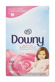 Downy April Fresh Fabric Softener Dryer Sheets, 120 Count