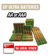 GP Ultra Alkaline Battery AAA or AA