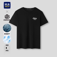 HLA/Hailan Home Men's Short Sleeved T-shirt New Men's and Women's Casual Cotton T-shirt