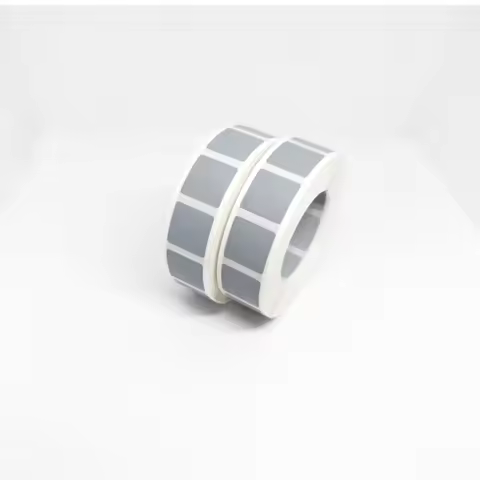 1000pcs/Rolls 15mm Square Scratch Off Sticker Label Gray For Postcard Cover Stationery Message Game 