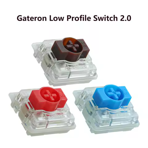 10Pcs Gateron Low Profile Switch 2.0 3Pin 3 pins for Ultra-slim Ultimate Mechanical Keyboard air75 a