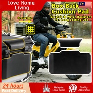 Comfortable Motorcycle Top Box Backrest Pad Cushion with Sticker Universal for 45-65L 36-50L Motorcy
