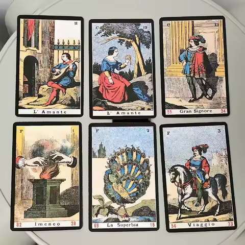 9*6cm 52 Pcs Oracle Sibyl Cards Every Day Oracle Deck