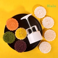 Blala Hand-Pressure Moon Cake Mould Chinese Character Stamp Moon Pastry Tool Durable