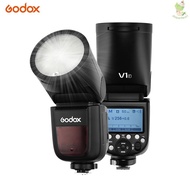 Godox V1F Professional Camera Flash Speedlite Speedlight Round Head Wireless 2.4G Accessory Replacement for Fuji Fujifilm X-Pro2 X-T20 X-T2 X-T1 GFX50S GFX50R C  [24NEW]