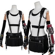 HOLOUN Tifa Cosplay Costume - Top & Skirt