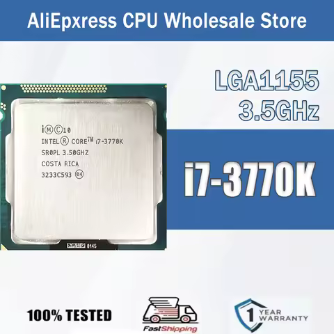 Intel Core i7-3770K 3.5GHz 4 Cores 8 Threads 8M 77W i7 3770K Computer CPU Processor Server LGA 1155