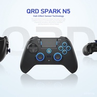 【In stock】QRD Spark N5 Wireless Controller For PC,PS4, PS3, OLED Console Pro Gamepad Rechargeable Battery Programmable Turbo Function DEEV