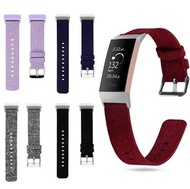 Strap Fitbit charge3/4 Smart Bracelet Canvas Strap Multicolor Color Breathable Mens and Womens