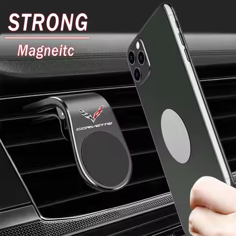 Magnetic Car Phone Holder Air Vent Clip Mount Cellphone GPS Holder For Corvette C1 C2 C3 C4 C5 C5 C6