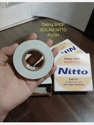 isolasi NITTO WARNA PUTIH isolatip selotip lakban kabel listrik