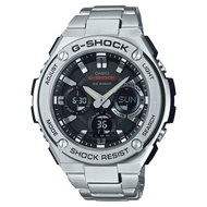 Casio G-STEEL GST-S110D-1A G-Shock Analog Digital Sporty Design TOUGH SOLAR Stainless Steel Strap Original Watch