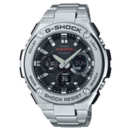Casio G-STEEL GST-S110D-1A G-Shock Analog Digital Sporty Design TOUGH SOLAR Stainless Steel Strap Or