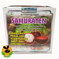 Samuraten Packaging Hologram Original Indonesia sachet 4 capsul
