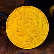 1877 American 50 US Cents Eagle Foreign Coin Morgan Coin Crafts Collection 25.12.25