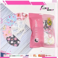 Masker Anak Balita Duckbill Careion Karakter Lucu 1 Box 50 Pcs Motif