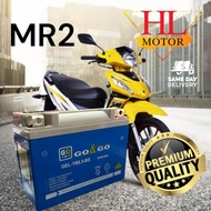 [Same Day Delivery] Go&Go Battery Gel Modenas Mr2 Yb6.5-Bs ,Demak,Kriss Mr2