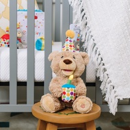 [Ready Stock] American babygund Birthday Bear Happy Birthday Song Teddy Bear Plush Toy