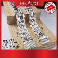 READY STOCK | New Design Original 925 Silver Bracelet (540/580 JL) Bangle For Men | Gelang Tangan Lelaki Perak 925