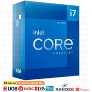 Intel Core i7-12700K 12th Gen Processor LGA 1700 12 Core 20 Thread UHD 770 Xe Graphics [Local Warran